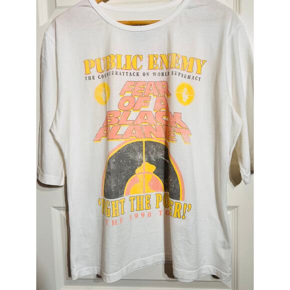 Recycled Karma Public Enemy Short Sleeve Tee, Women's Size M - Picture 1 of 4